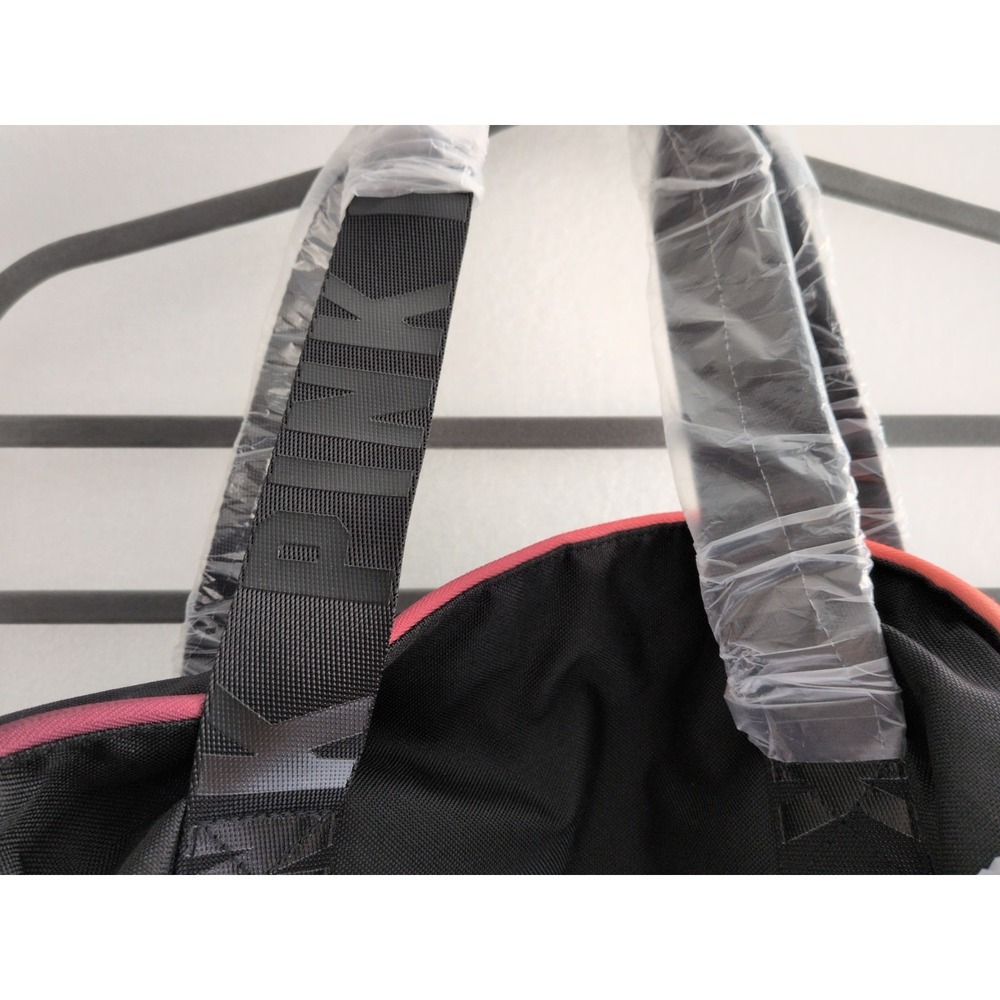 Victoria's Secret PINK Black Ombre Crest Gym/Travel Large Duffle Bag NWT - Picture 3 of 6